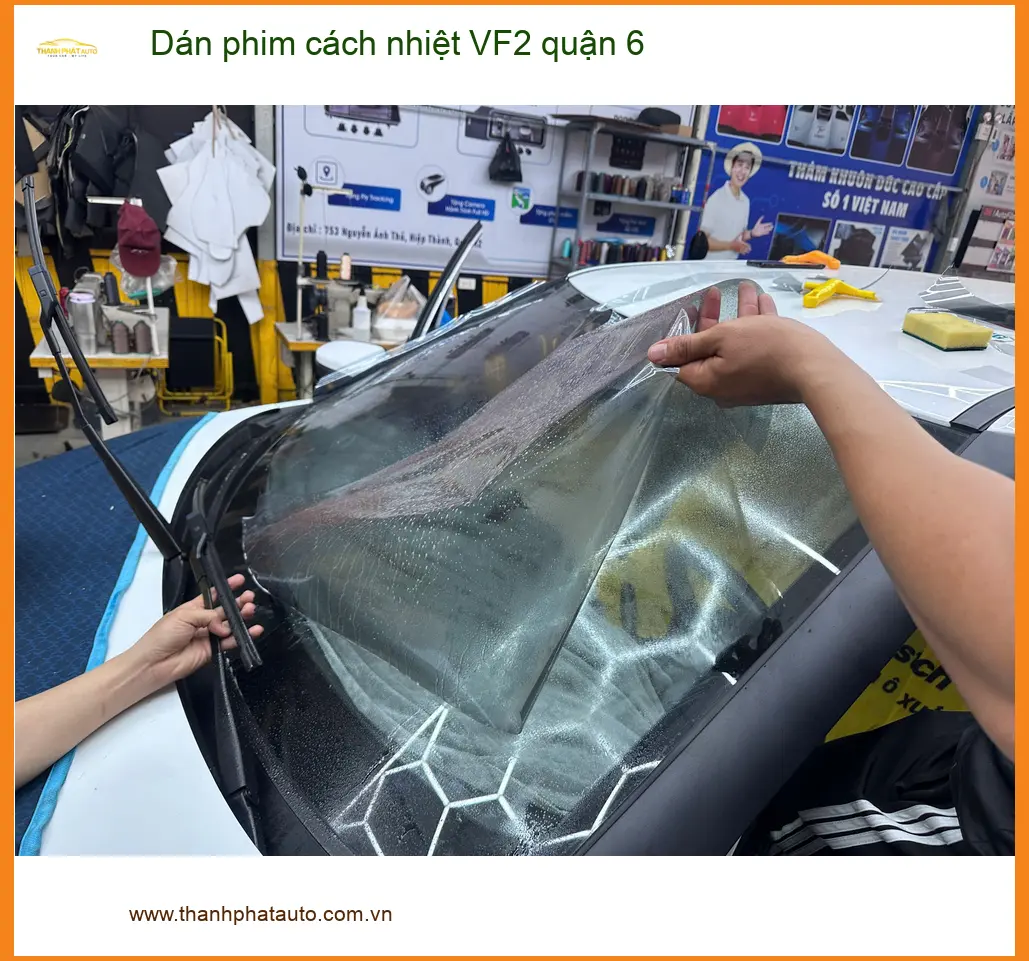 Trung Tâm Dán Phim Cách Nhiệt Ô Tô phim cách nhiệt VF2 quận 6 - Giá Tốt TPHCM ảnh thực tế 2