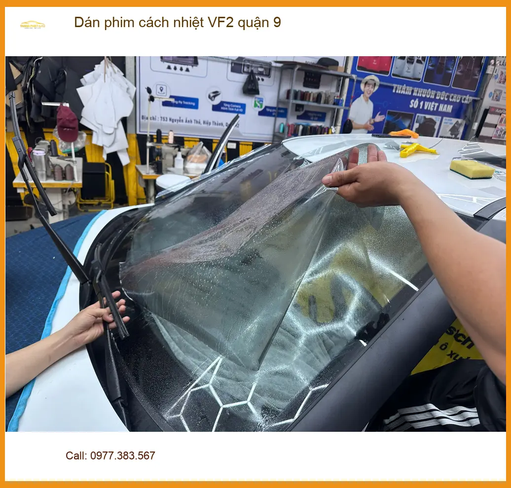 Trung Tâm Dán Phim Cách Nhiệt Ô Tô phim cách nhiệt VF2 quận 9 - Lắp Đặt Uy Tín TPHCM ảnh thực tế 2