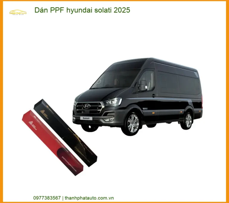 Dán PPF Hyundai Solati 2025 - Địa Chỉ Thi Công PPF Uy Tín TPHCM