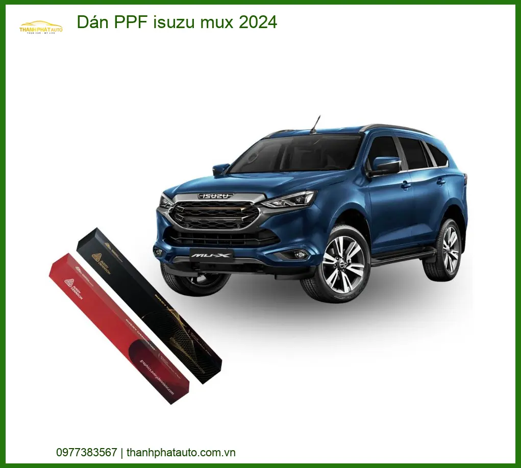 Dán Phim Bảo Vệ Sơn PPF Isuzu Mu-X 2024 - Trung Tâm Thi Công Uy Tín TPHCM