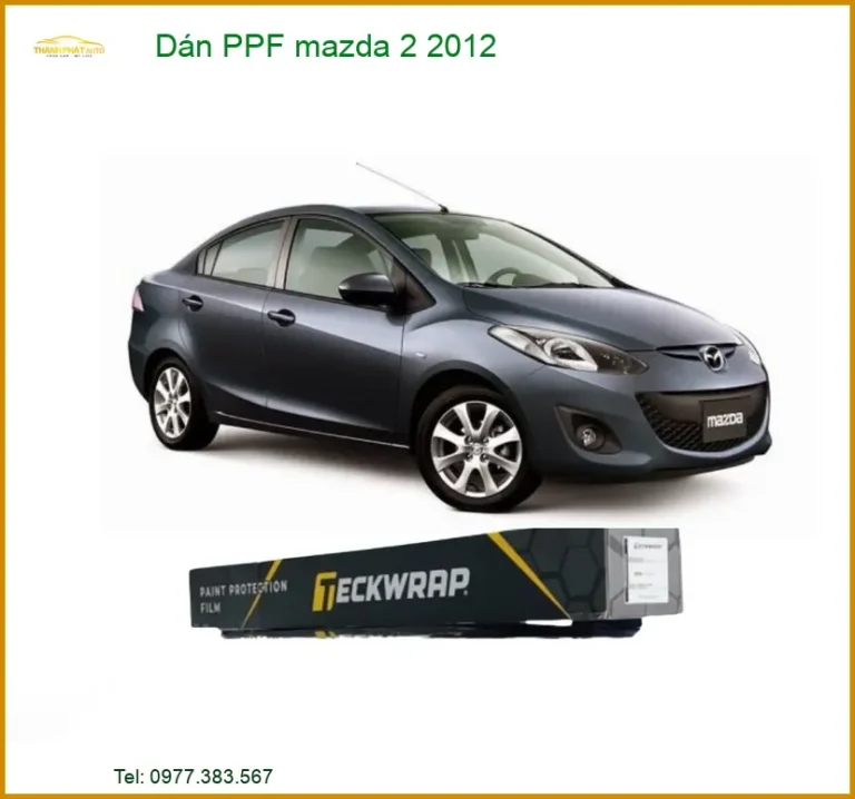 Dán PPF Bảo Vệ Sơn Xe Mazda 2 2012 - Trung Tâm Thi Công Chuyên Nghiệp TPHCM