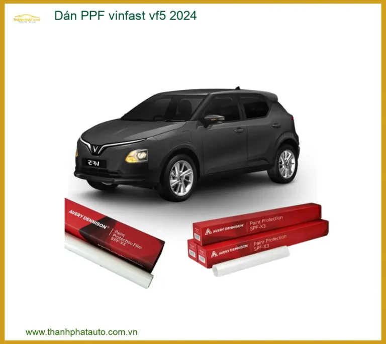 Dán PPF Bảo Vệ Sơn VinFast VF5 2024 - Địa Chỉ Lắp Đặt Chính Hãng TPHCM