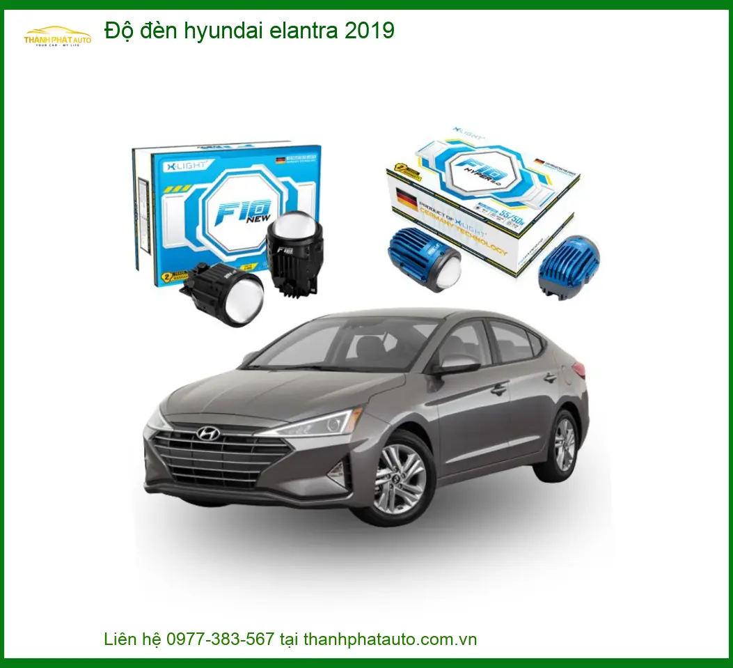 Độ đèn Hyundai Elantra 2019 - Trung Tâm Độ Đèn Chính Hãng Giá Tốt TPHCM