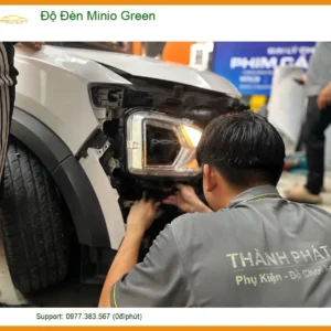 Độ Đèn Bi LED Minio Green Cao Cấp - Trung Tâm Gắn Chính Hãng TPHCM