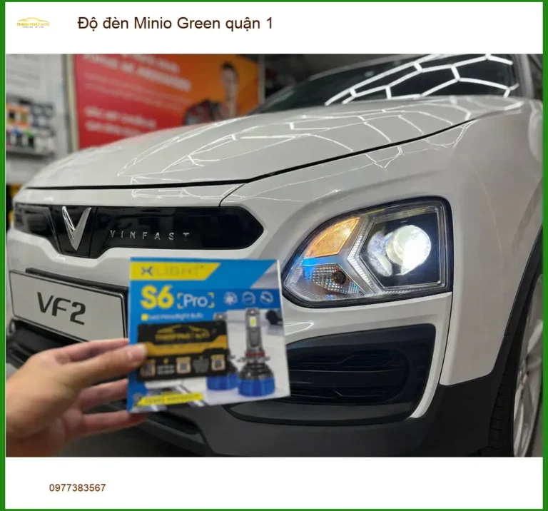 Địa Chỉ Độ Đèn Ô Tô đèn Minio Green quận 1 - Lắp Đặt Uy Tín TPHCM