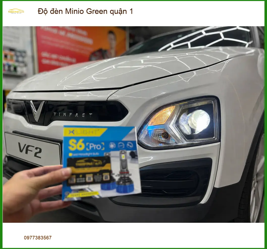 Địa Chỉ Độ Đèn Ô Tô đèn Minio Green quận 1 - Lắp Đặt Uy Tín TPHCM