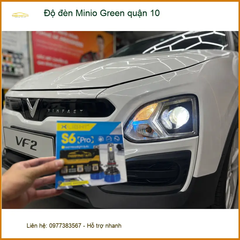 Trung Tâm Lắp Đặt Độ Đèn Ô Tô đèn Minio Green quận 10 - Nâng Cấp Chính Hãng ảnh thực tế 3