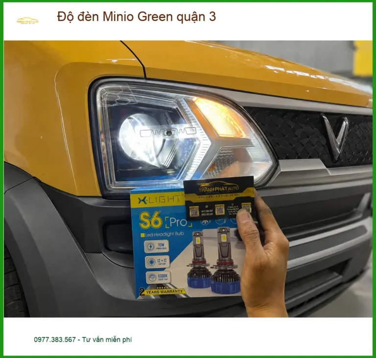 Cửa Hàng Độ Đèn Ô Tô đèn Minio Green quận 3 - Lắp Đặt Uy Tín TPHCM