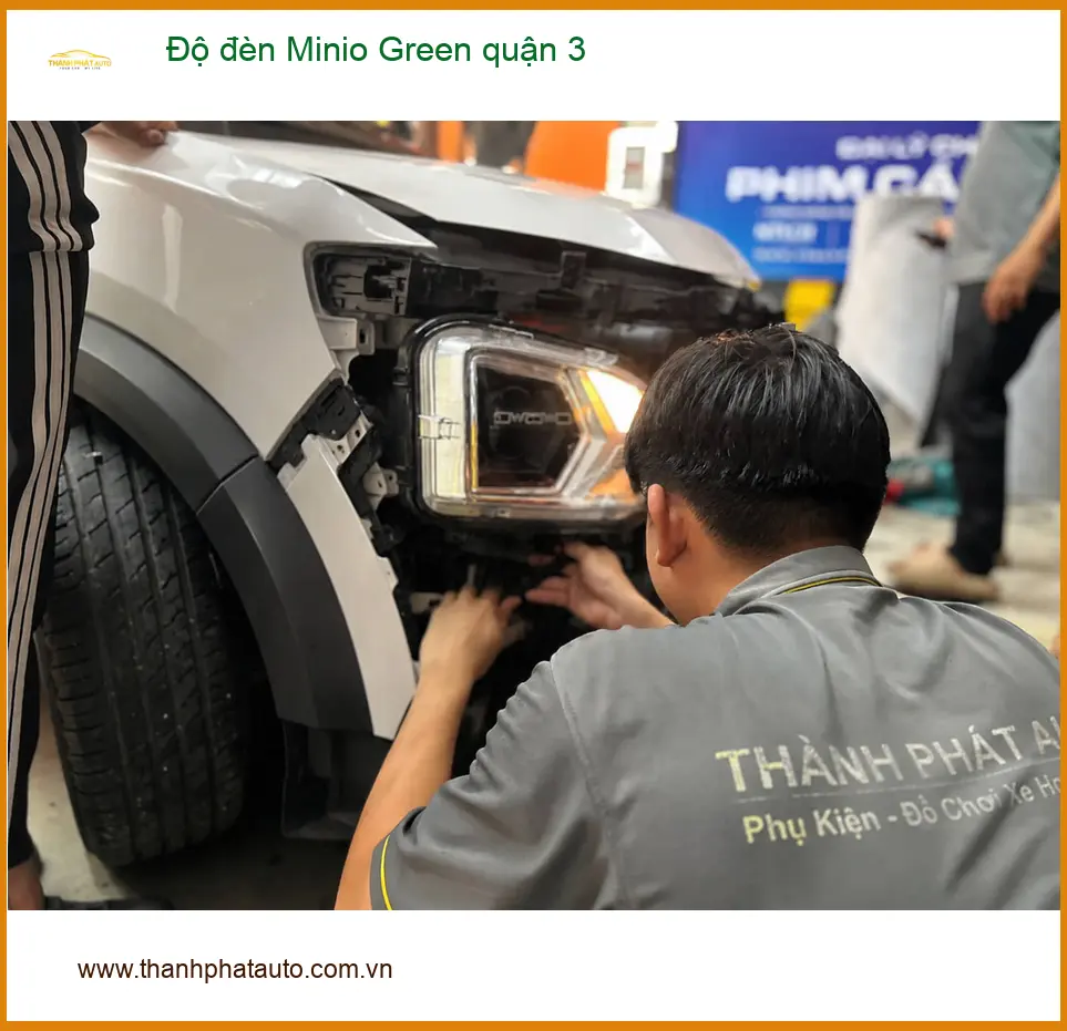 Cửa Hàng Độ Đèn Ô Tô đèn Minio Green quận 3 - Lắp Đặt Uy Tín TPHCM ảnh thực tế 2