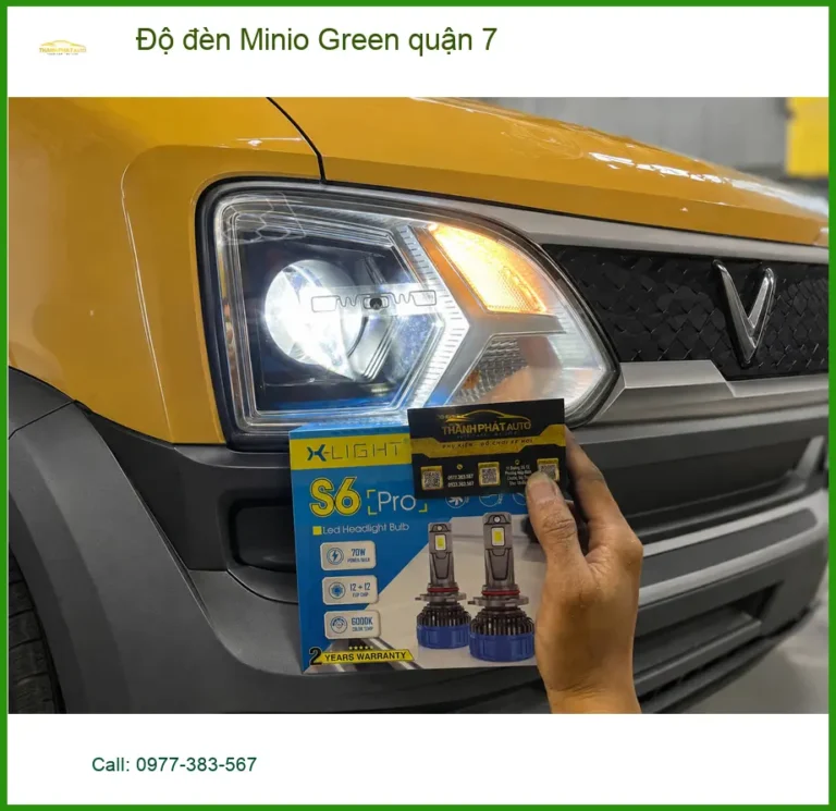 Trung Tâm Nâng Cấp Độ Đèn Ô Tô đèn Minio Green quận 7 - Lắp Đặt Uy Tín TPHCM