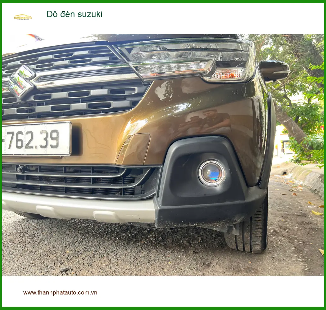 Chú Phước độ đèn Suzuki XL7 vì đèn zin không đủ sáng khi đi đêm tại Thủ Đức ảnh thực tế 4