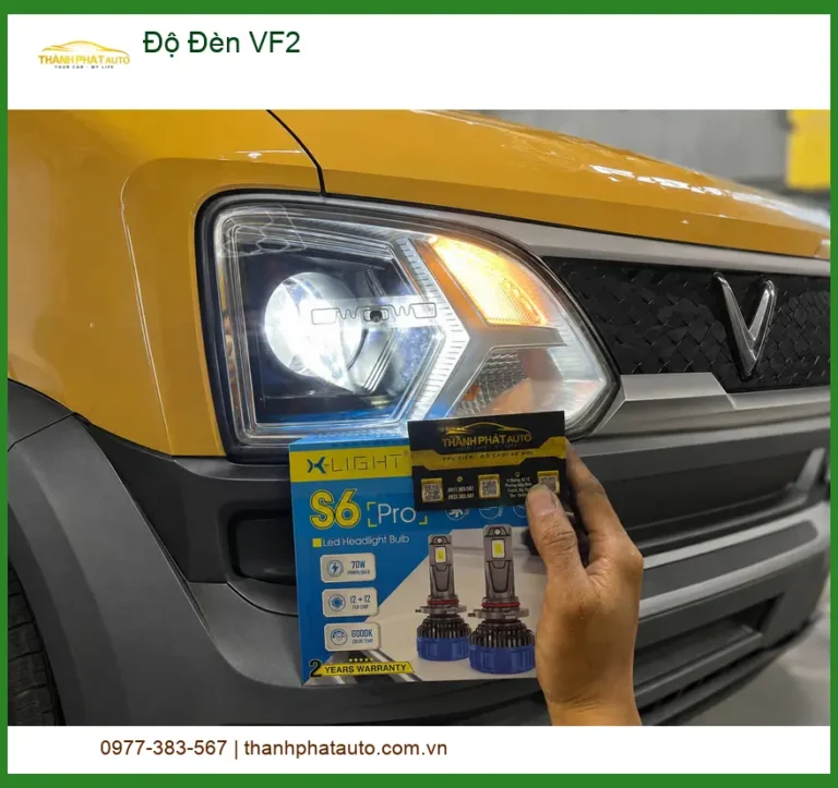 Độ Đèn Bi LED Tăng Sáng VinFast VF2 - Trung Tâm Độ Chính Hãng TPHCM