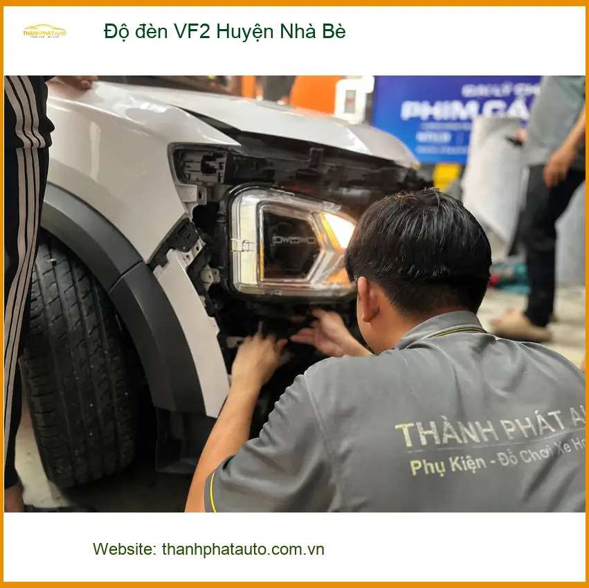 Trung Tâm Nâng Cấp Độ Đèn Ô Tô đèn VF2 Huyện Nhà Bè - Nâng Cấp Chính Hãng ảnh thực tế 2