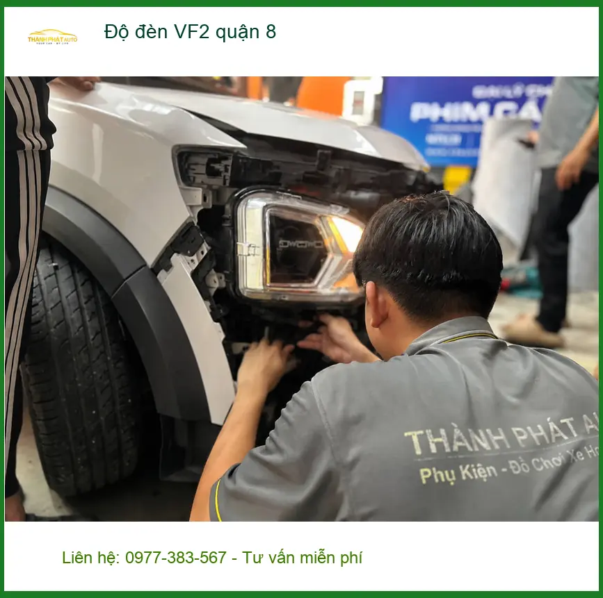 Trung Tâm Nâng Cấp Độ Đèn Ô Tô đèn VF2 quận 8 - Nâng Cấp Chính Hãng ảnh thực tế 2