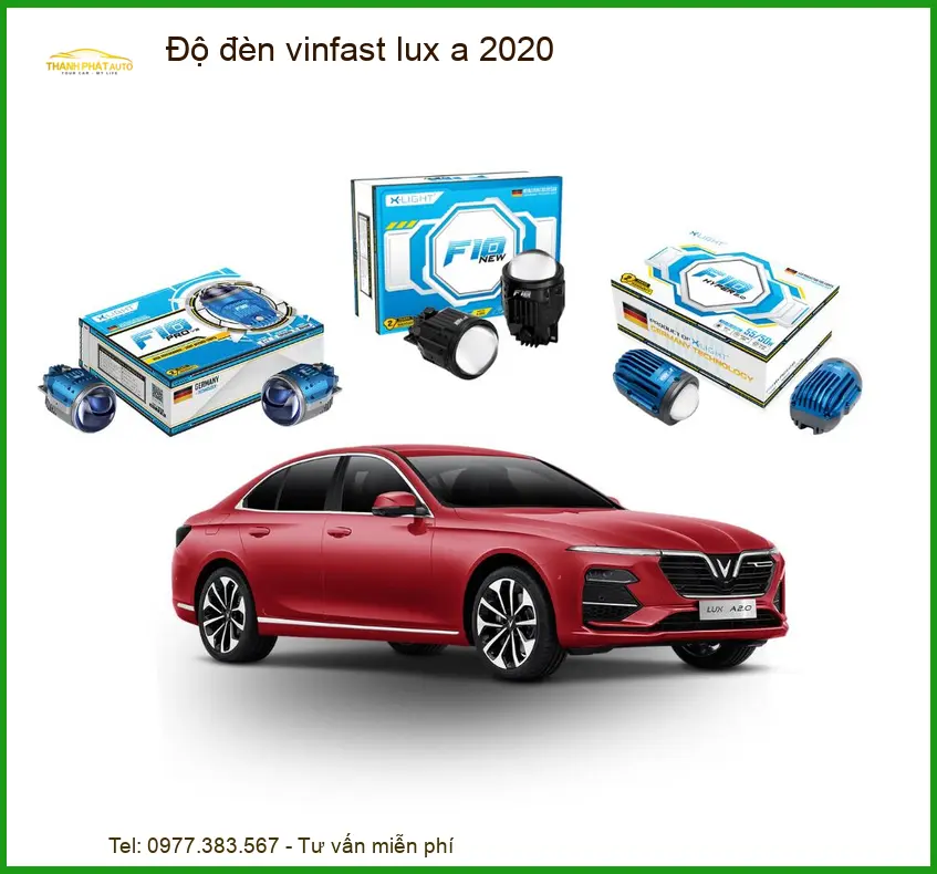 Dịch Vụ Độ Đèn Xe VinFast Lux A 2020 - Địa Chỉ Lắp Đặt Chính Hãng TPHCM
