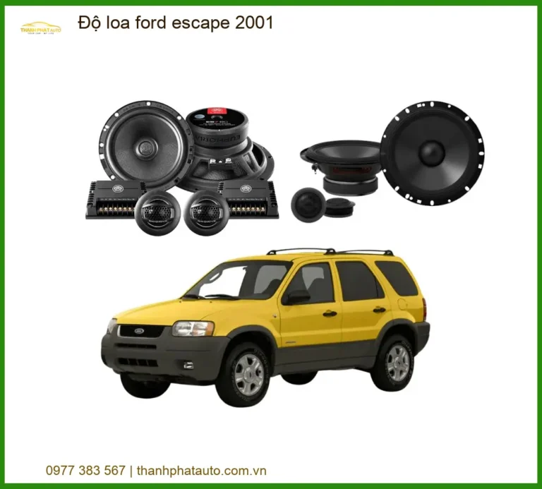 Độ Loa Ford Escape 2001 - Trung Tâm Chuyên Lắp Đặt Loa Xe Hơi Uy Tín TPHCM