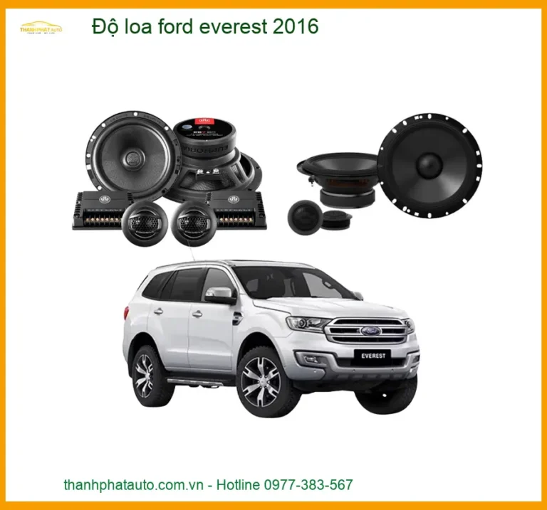 Độ Loa Ford Everest 2016 - Trung Tâm Lắp Đặt Chính Hãng TPHCM