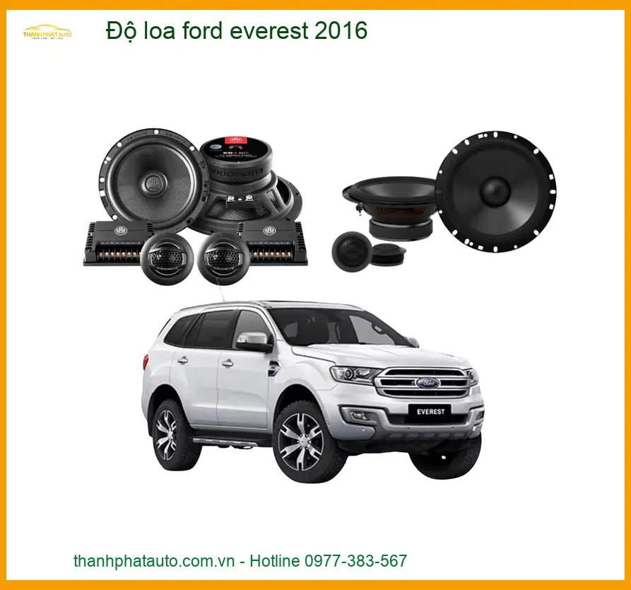 Độ Loa Ford Everest 2016 - Trung Tâm Lắp Đặt Chính Hãng TPHCM