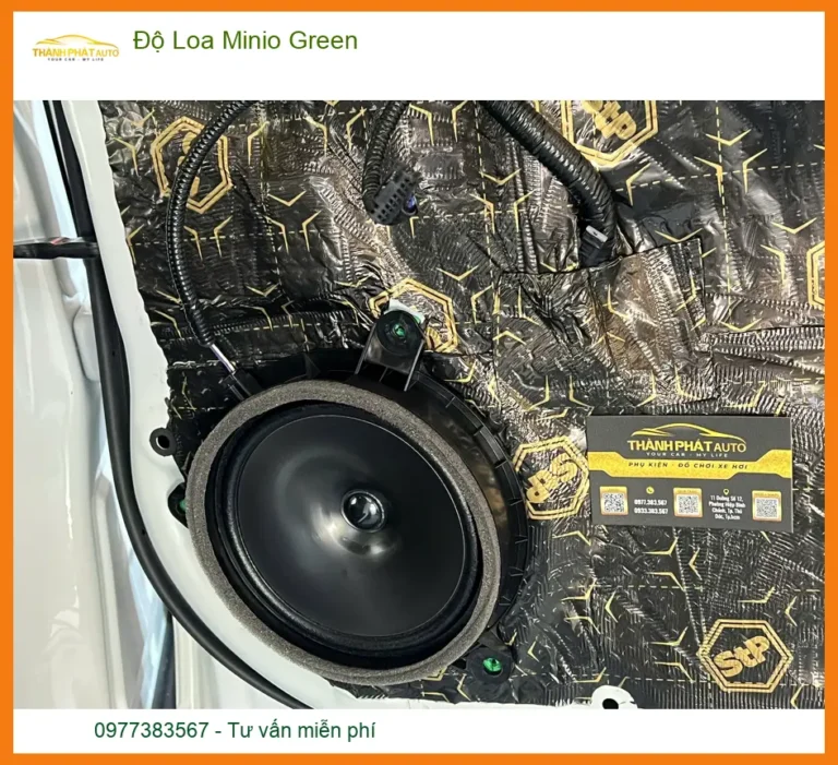 Độ Loa Minio Green - Địa Chỉ Nâng Cấp Loa Ô Tô Uy Tín Giá Tốt TPHCM