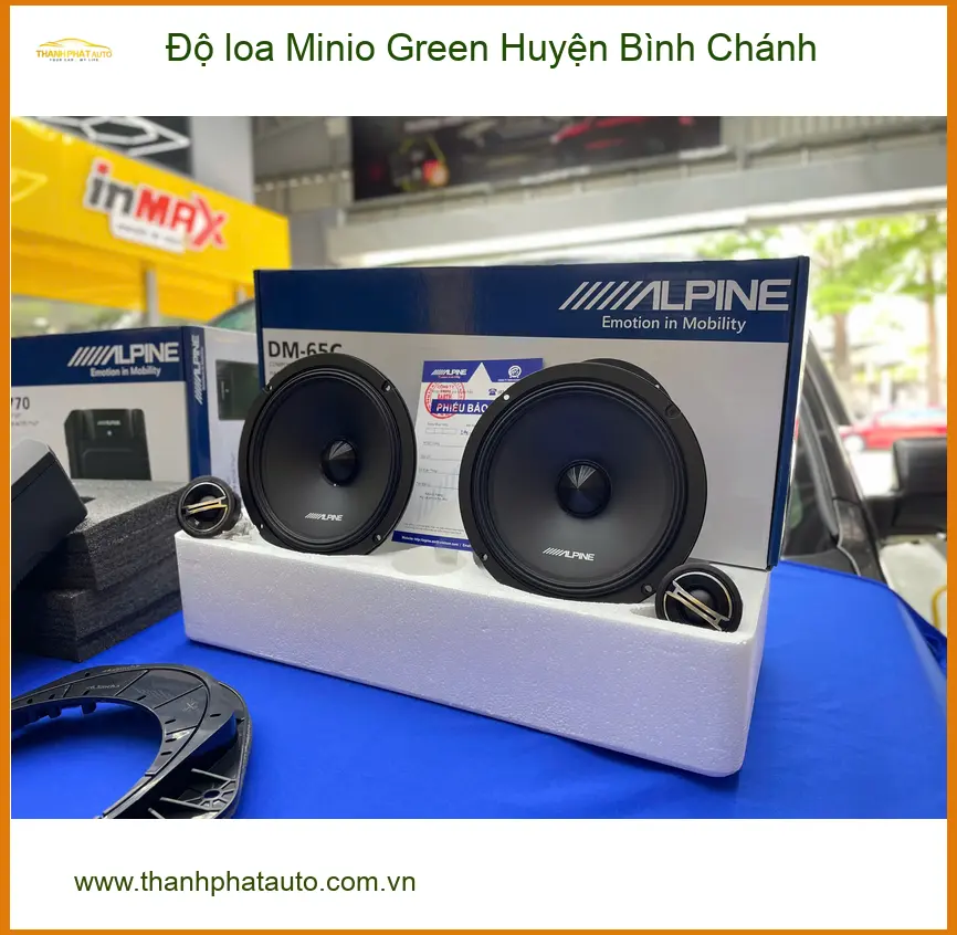 Nơi Độ Loa Ô Tô loa Minio Green Huyện Bình Chánh - Giá Tốt TPHCM