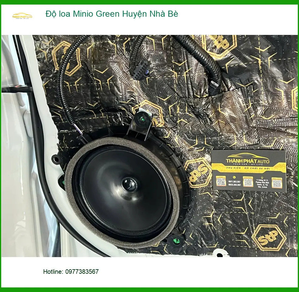 Trung Tâm Độ Loa Ô Tô loa Minio Green Huyện Nhà Bè - Lắp Đặt Uy Tín TPHCM