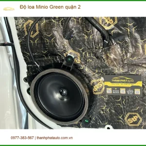 Trung Tâm Độ Loa Ô Tô loa Minio Green tại Quận 2 - Thi Công Chuyên Nghiệp
