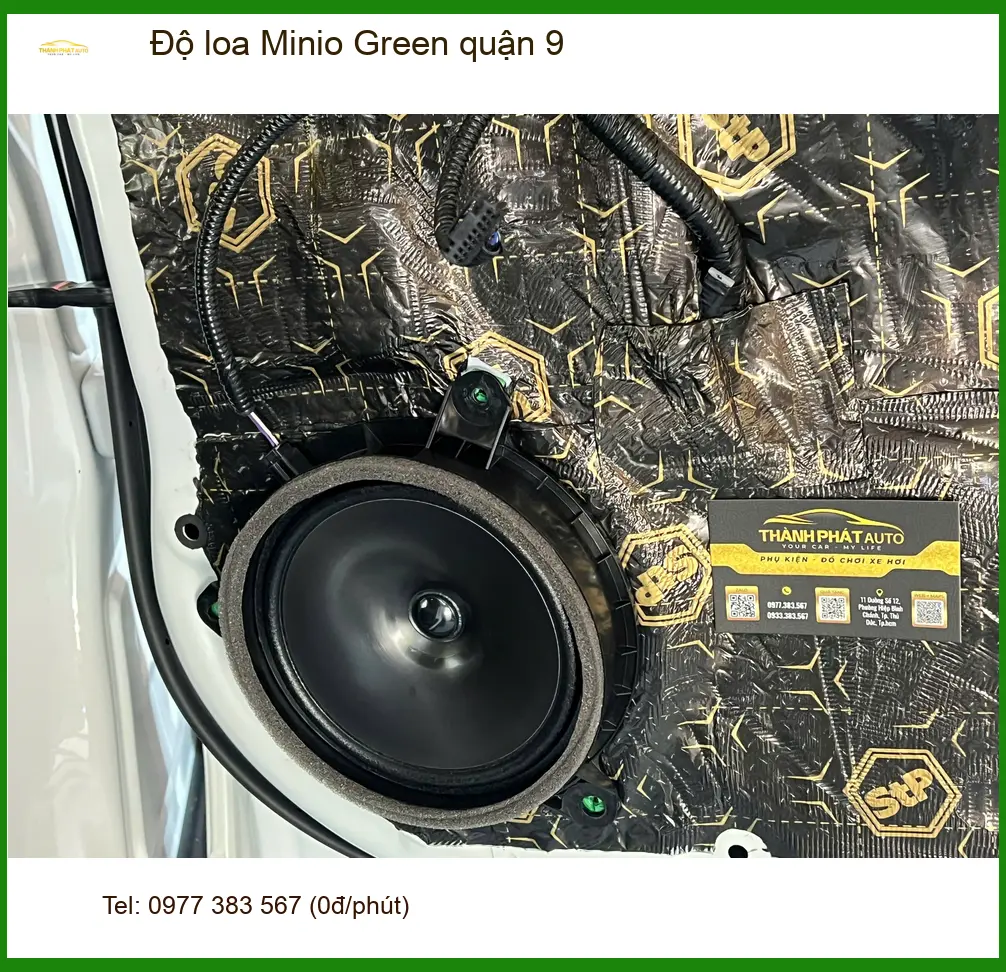 Trung Tâm Độ Loa Ô Tô loa Minio Green Tại Quận 9 - Thi Công Chuyên Nghiệp ảnh thực tế 3