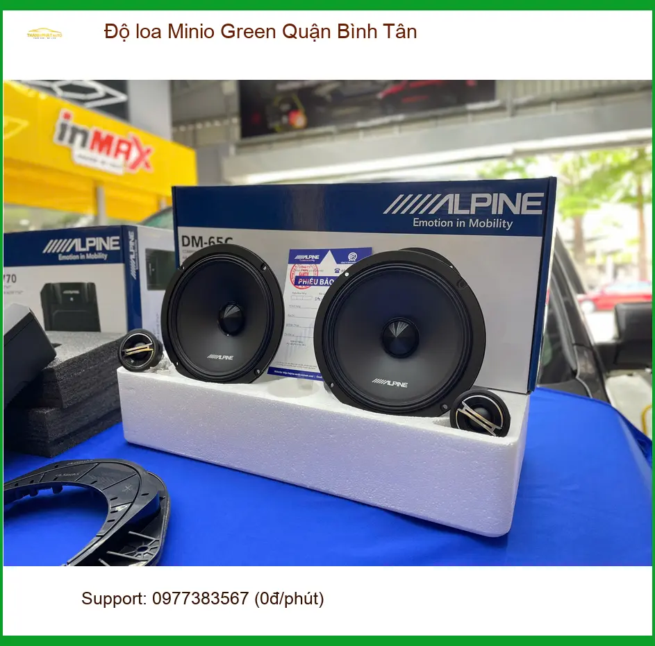 Trung Tâm Độ Loa Ô Tô loa Minio Green Quận Bình Tân - Thi Công Chuyên Nghiệp ảnh thực tế 2