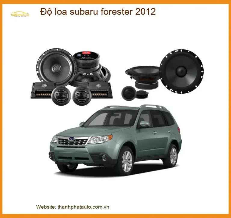 Độ Loa Sub Gầm Ghế Subaru Forester 2012 - Trung Tâm Lắp Đặt Uy Tín TPHCM