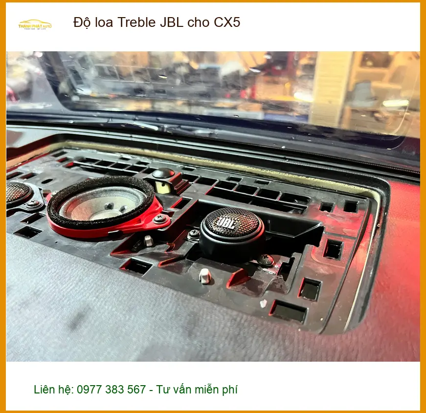 Anh Duy Quang độ loa Treble JBL cho CX5 tại Thủ Đức để âm thanh chi tiết hơn ảnh thực tế 3