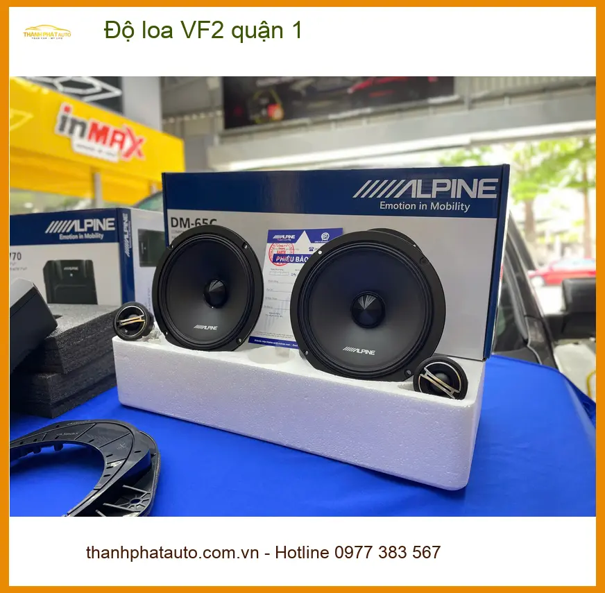 Trung Tâm Nâng Cấp Độ Loa Ô Tô loa VF2 quận 1 - Lắp Đặt Uy Tín TPHCM ảnh thực tế 2
