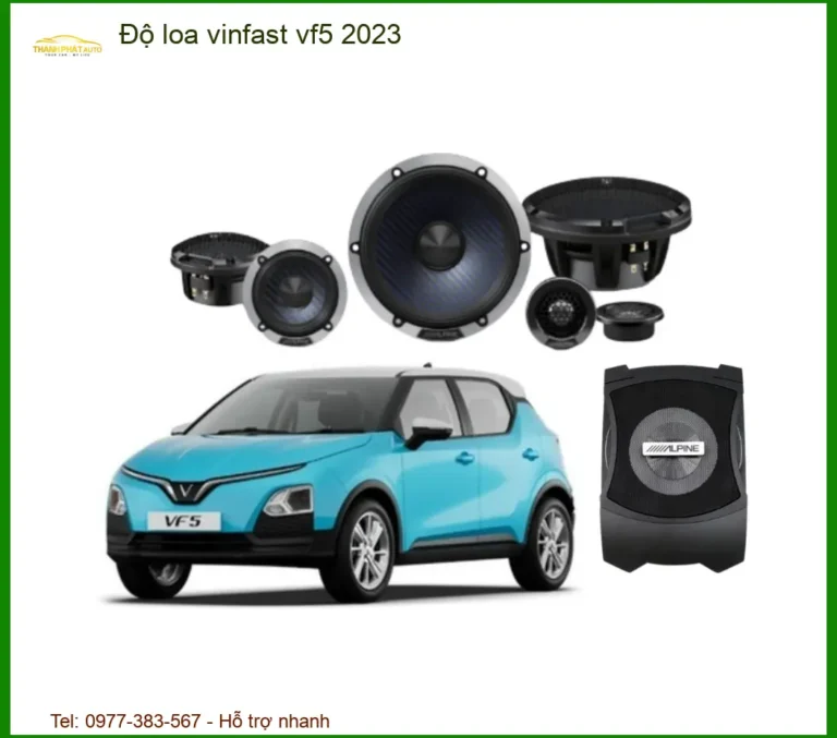 Độ Loa Bass Sub Điện Ô Tô VinFast VF5 2023 - Địa Chỉ Lắp Đặt Loa Uy Tín Giá Tốt TPHCM