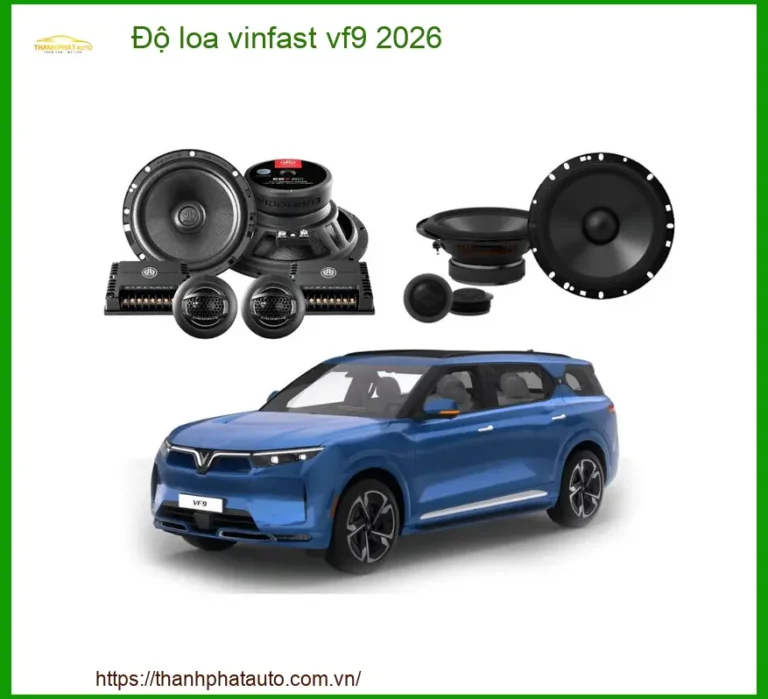 Độ Loa Âm Thanh VinFast VF9 2026 - Trung Tâm Lắp Đặt Uy Tín TPHCM