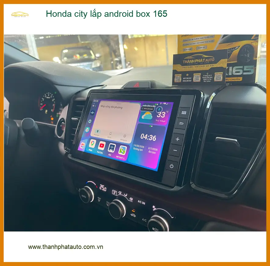 Anh Nam lắp Android Box cho Honda City ở Quận 12 để tiện nghe podcast ảnh thực tế 3