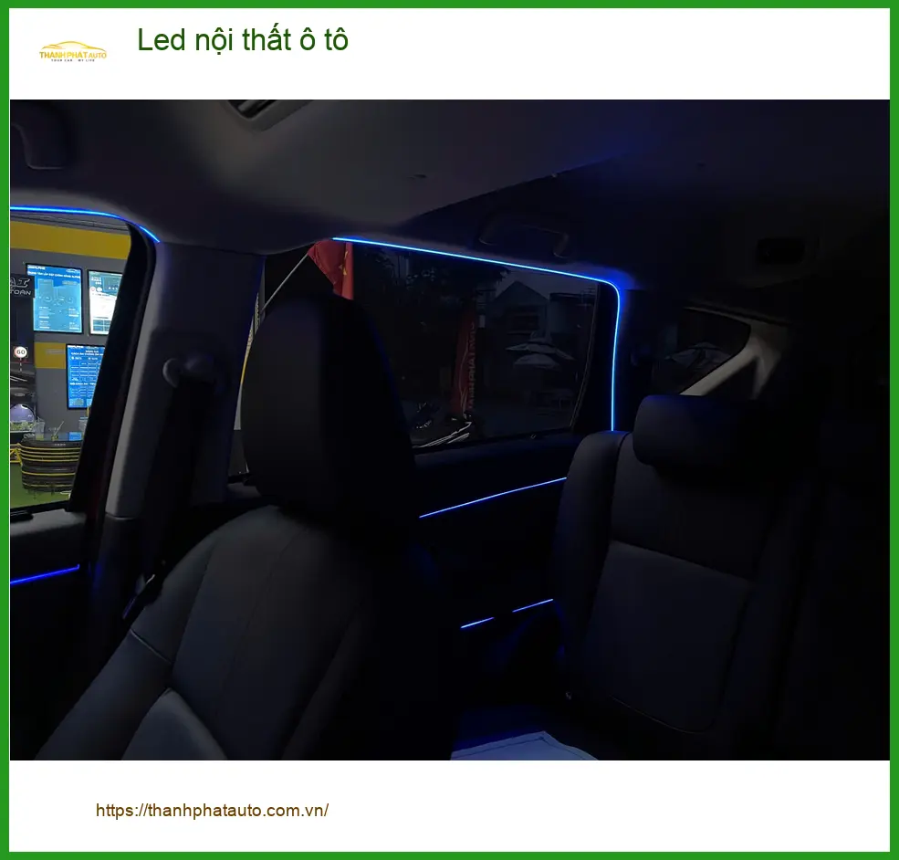 Chị Lan Anh lắp Led nội thất ô tô Hyundai i10 Quận 9 cho xe thêm nổi bật ảnh thực tế 3