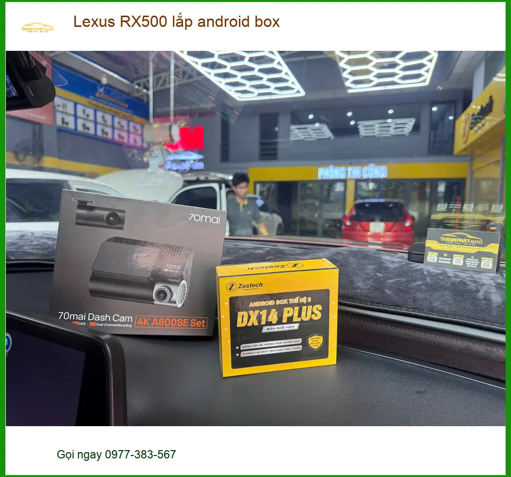 Anh Quang lắp Android Box cho Lexus RX500 tại Quận 9 xem giải trí không giới hạn ảnh thực tế 2