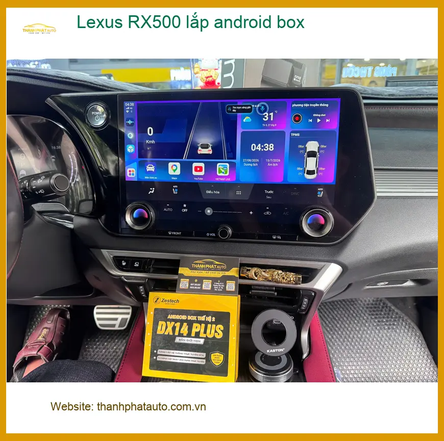 Anh Quang lắp Android Box cho Lexus RX500 tại Quận 9 xem giải trí không giới hạn ảnh thực tế 3