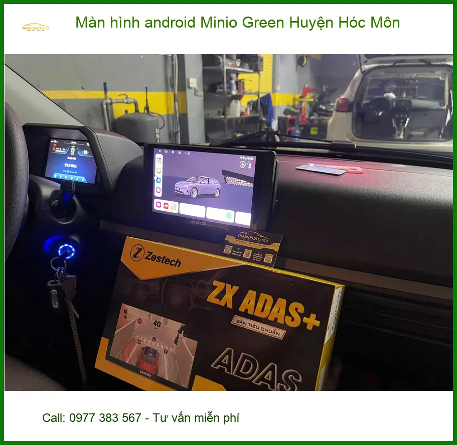 Nơi Lắp Màn Hình Android Ô Tô Minio Green Huyện Hóc Môn - Giá Tốt TPHCM ảnh thực tế 3