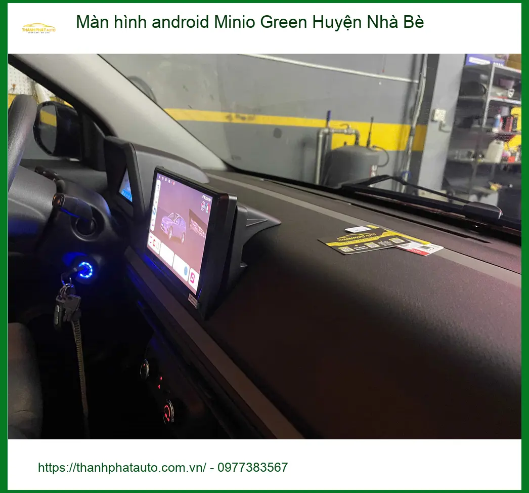 Nơi Lắp Màn Hình Android Ô Tô Minio Green Huyện Nhà Bè - Giá Tốt TPHCM ảnh thực tế 2