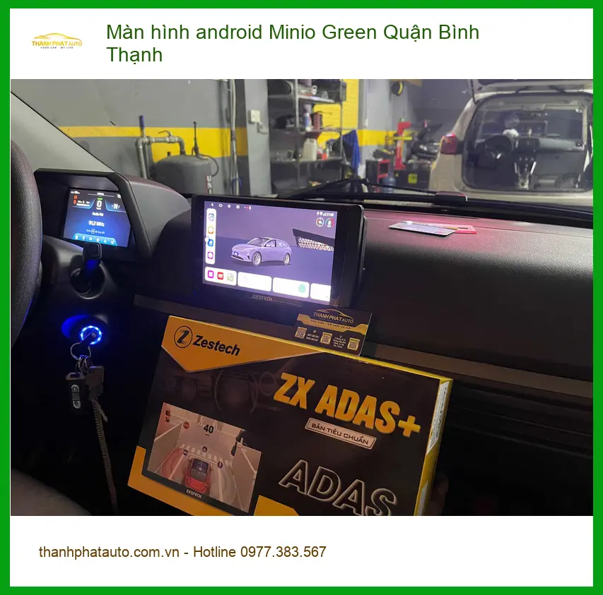 Nơi Lắp Màn Hình Android Ô Tô Minio Green Tại Quận Bình Thạnh - Giá Tốt TPHCM ảnh thực tế 2