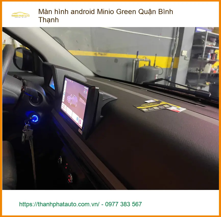 Nơi Lắp Màn Hình Android Ô Tô Minio Green Tại Quận Bình Thạnh - Giá Tốt TPHCM ảnh thực tế 3