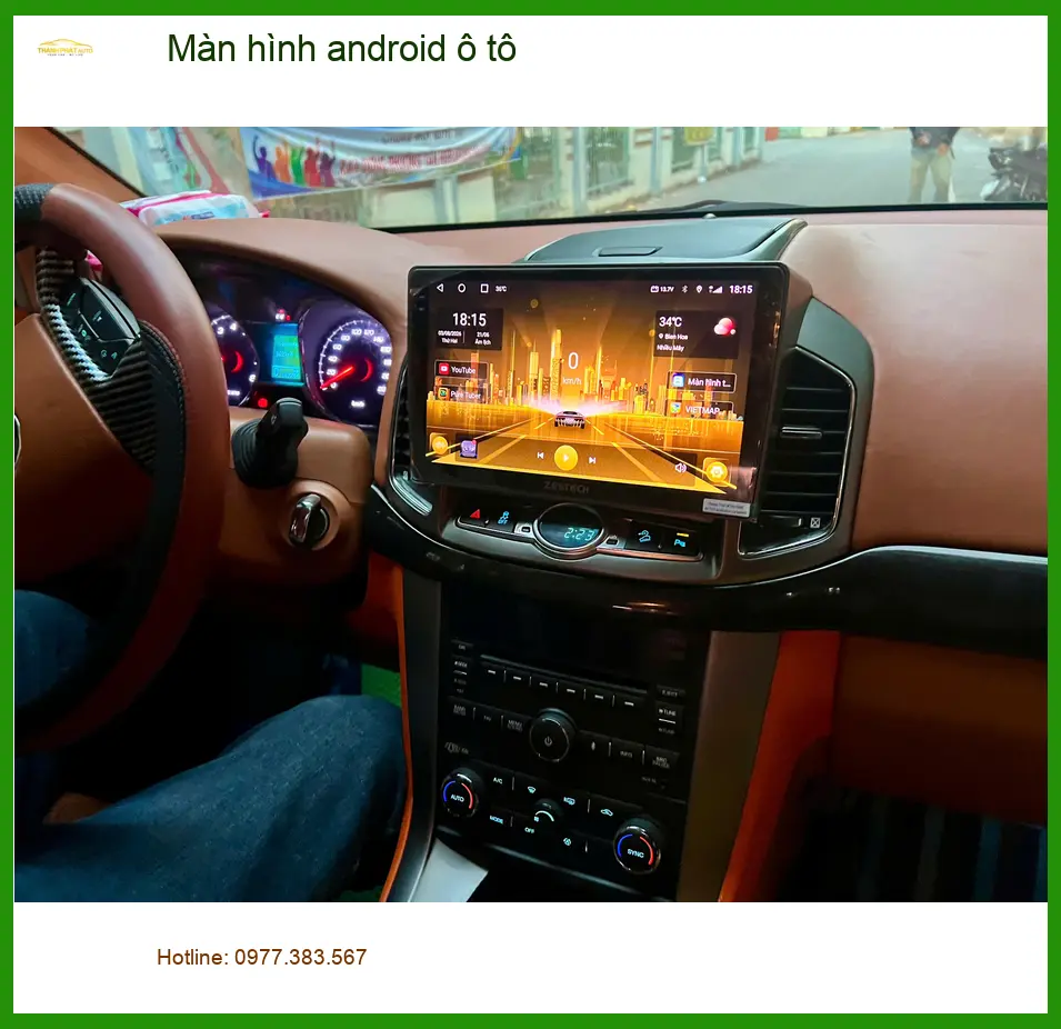 Anh Tùng nâng cấp màn hình Android ô tô VinFast Lux A2.0 tại Thủ Đức