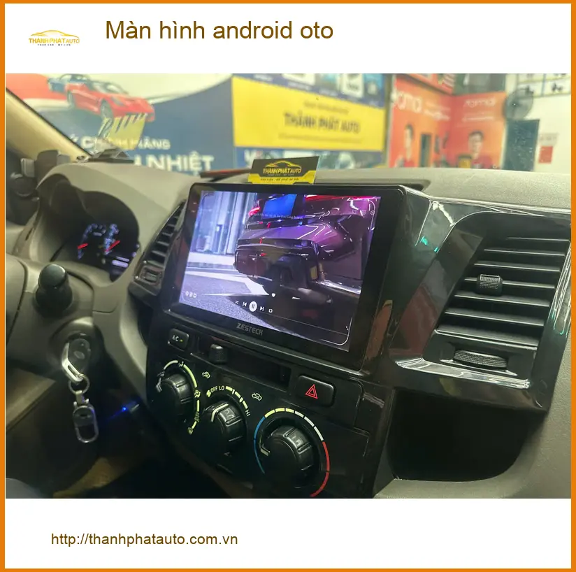 Anh Tấn nâng cấp màn hình android oto cho Hyundai Accent ở Quận 12