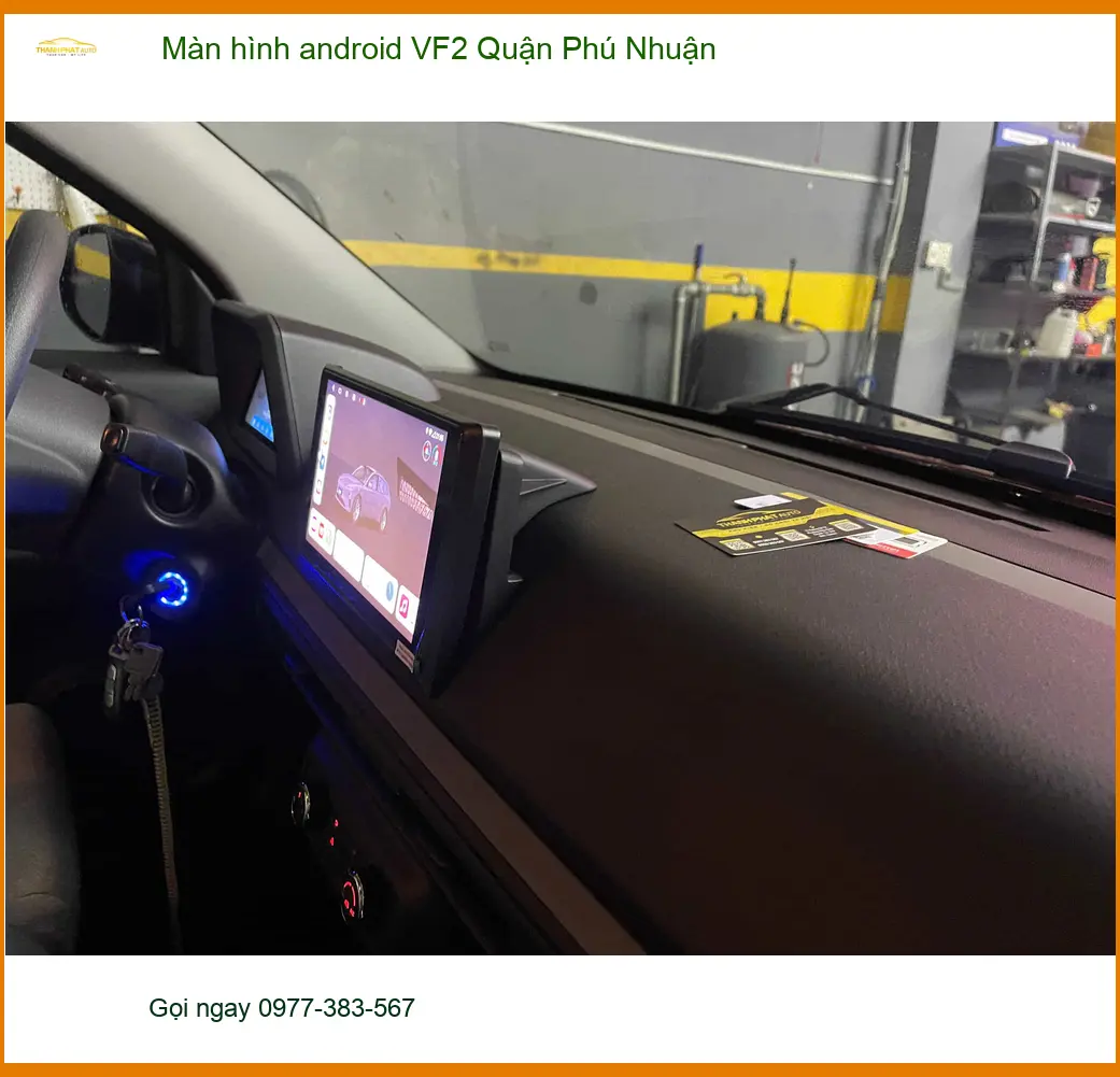 Nơi Gắn Màn Hình Android Ô Tô hình android VF2 Quận Phú Nhuận - Giá Tốt TPHCM