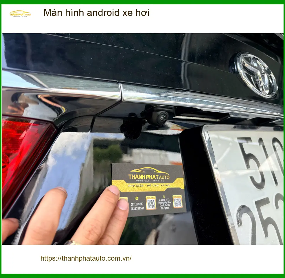 Anh Bách lắp màn hình Android xe hơi tại Quận Thủ Đức để trải nghiệm giải trí