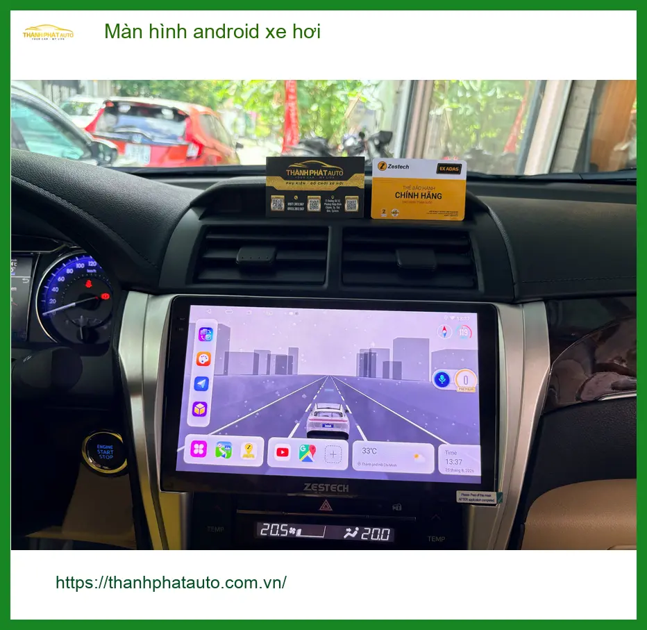 Anh Bách lắp màn hình Android xe hơi tại Quận Thủ Đức để trải nghiệm giải trí ảnh thực tế 4