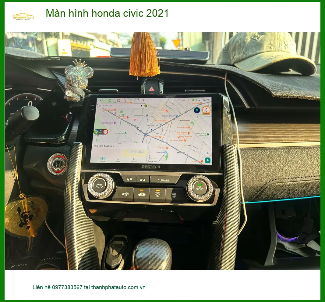 Anh Quân nâng cấp màn hình Honda Civic 2021 tại Quận 12 để trải nghiệm tốt hơn ảnh thực tế 2