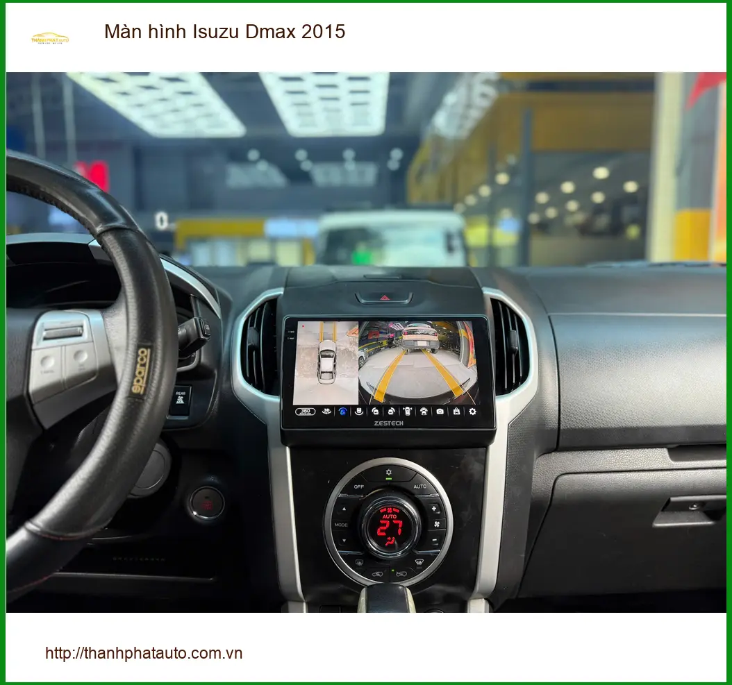 Chú Quang lắp màn hình Isuzu Dmax 2015 tại Quận 9 nâng cấp giải trí. ảnh thực tế 4
