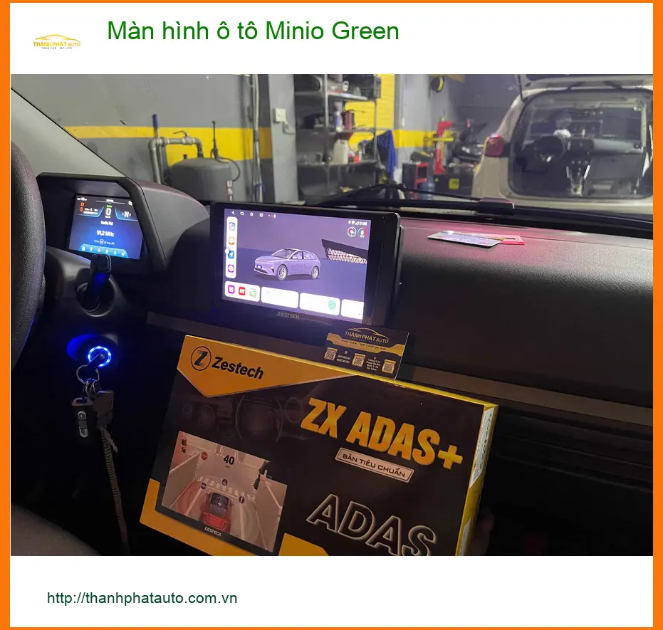 Chị Thảo lắp Màn hình ô tô Minio Green cho Ford Everest tại Thủ Đức