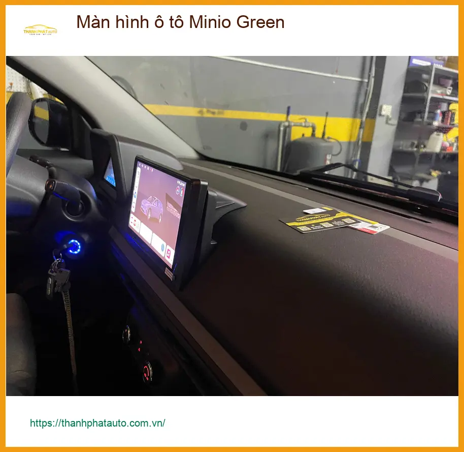 Chị Thảo lắp Màn hình ô tô Minio Green cho Ford Everest tại Thủ Đức ảnh thực tế 2